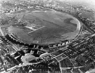 Berlin&apos;s largest airport - Tempelhof - would eventually fall to the Soviets on April 26th/Image: US Government Archive