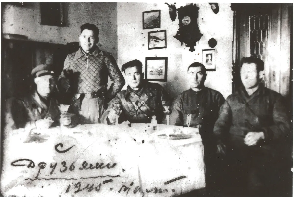 Март 1945. Дед с друзьями. Германия - panoramio