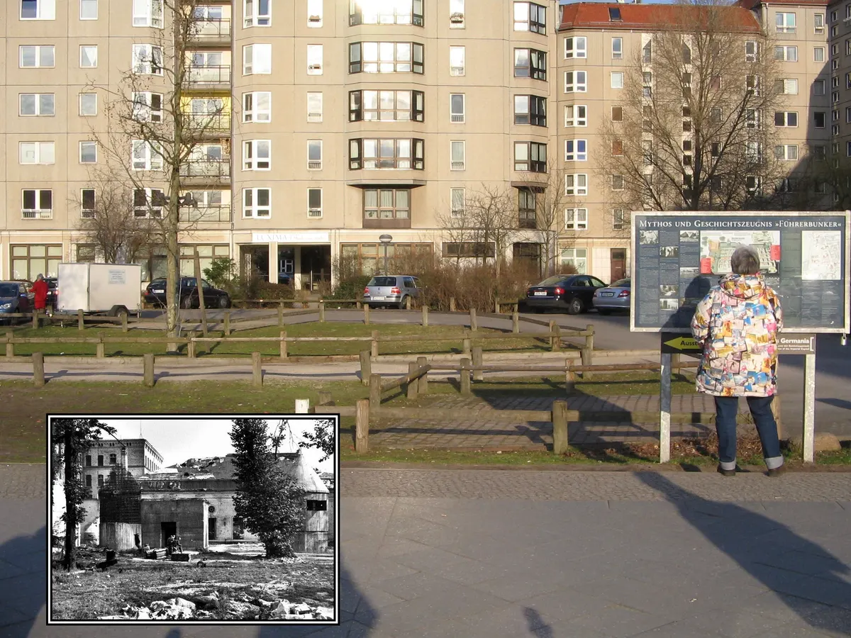 Berlin - Fuhrerbunker (then and now) - panoramio