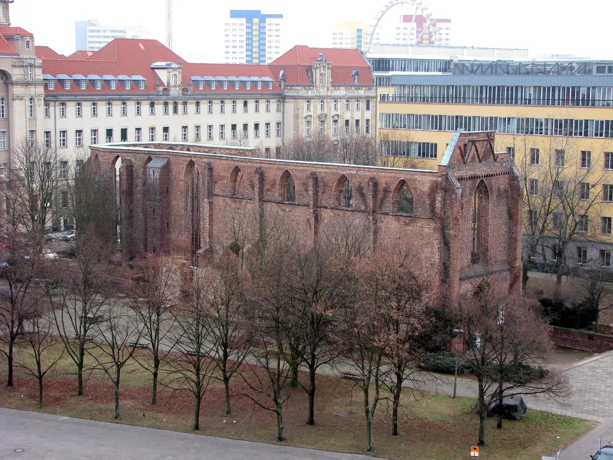 Franziskaner-Klosterkirche Berlin in Winter
