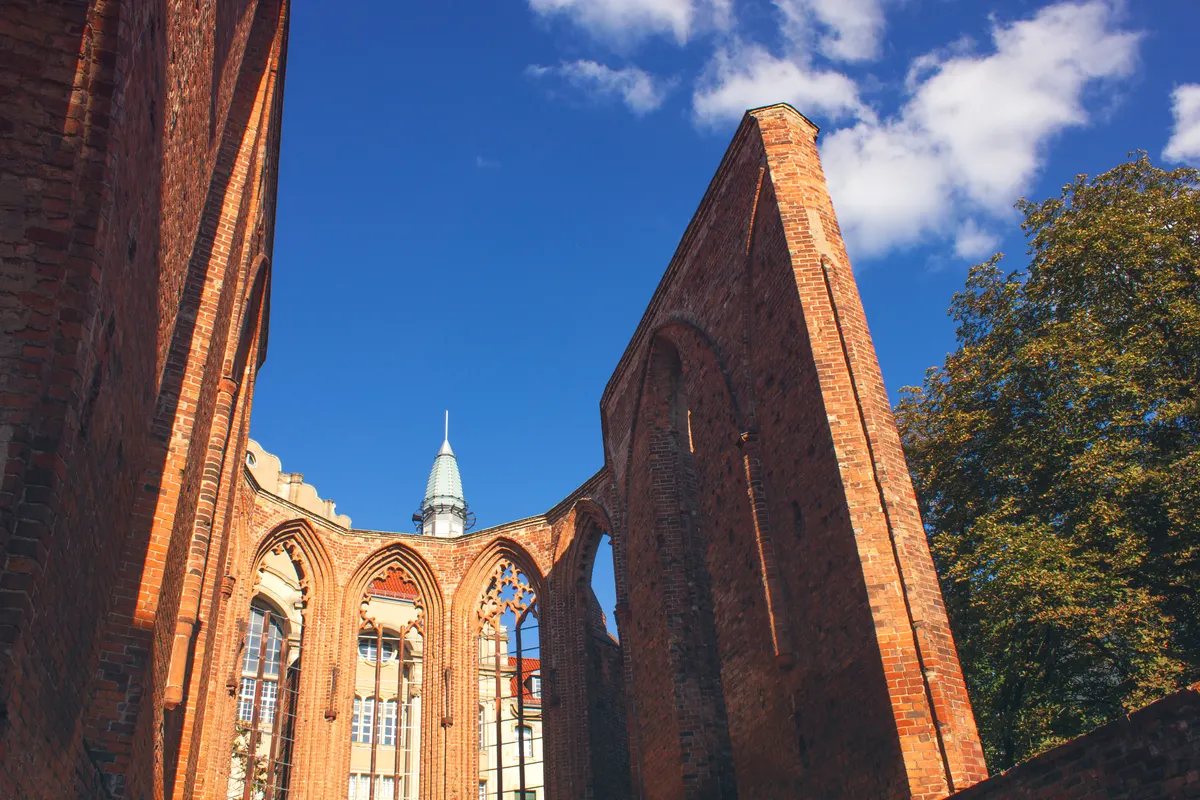 Franziskaner Klosterkirche in der Mitte von Berlin
