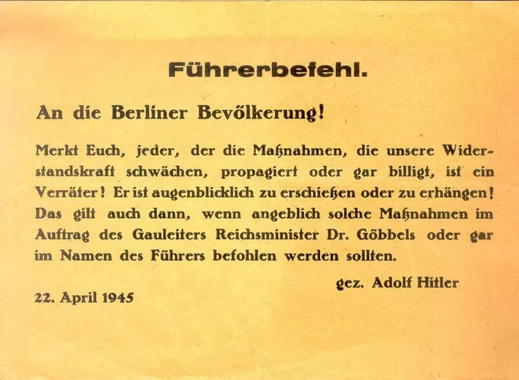 Führerbefehl April 1945