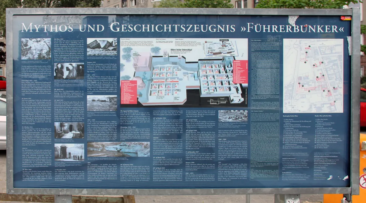Gedenktafel Gertrud-Kolmar-Str 8 (Mitte) Führerbunker