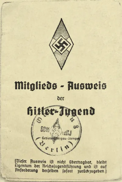 Mitgliedsausweis der Hitler-Jugend