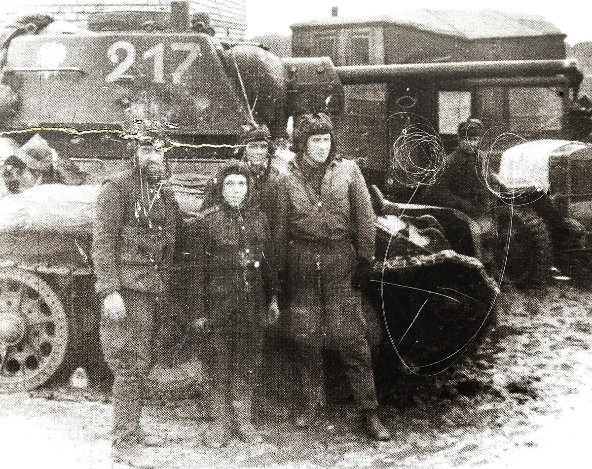 T-34 217 Studzianki Pancerne january 1945