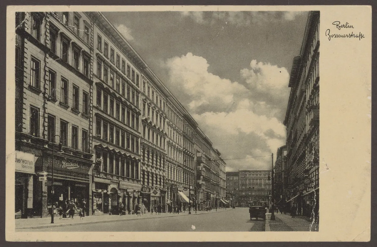 Ansichtskarte „Zossener Straße“ [1/2]