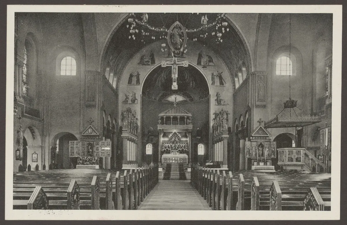 Ansichtskarte Liebfrauenkirche, Altarbereich, Wrangelstraße 50 [2/2]