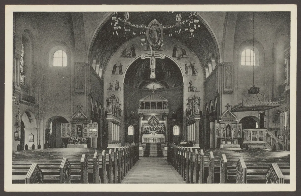 Ansichtskarte Liebfrauenkirche, Altarbereich, Wrangelstraße 50 [1/2]