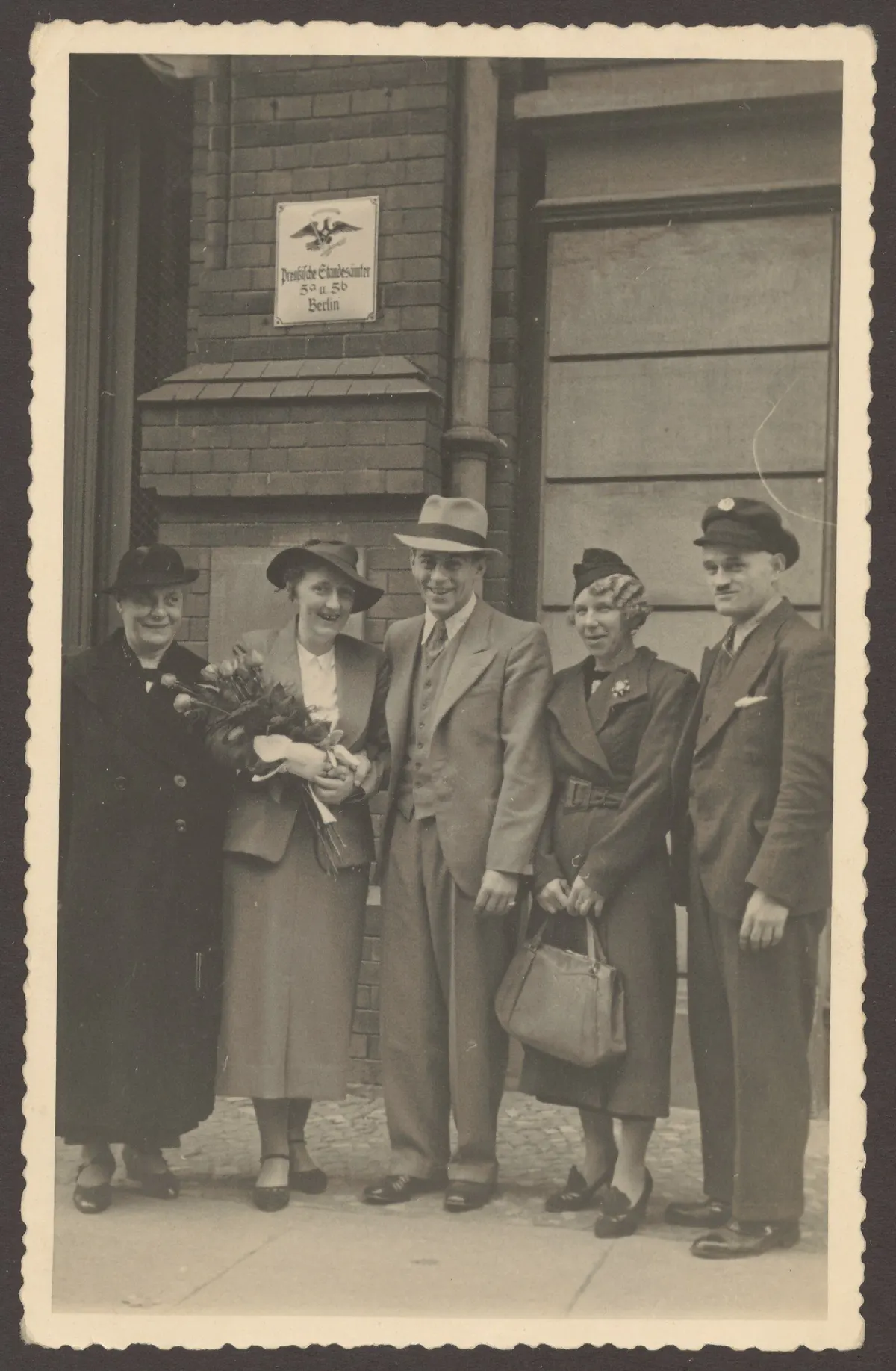 Ansichtskarte Hochzeit, Köpenicker Straße 2