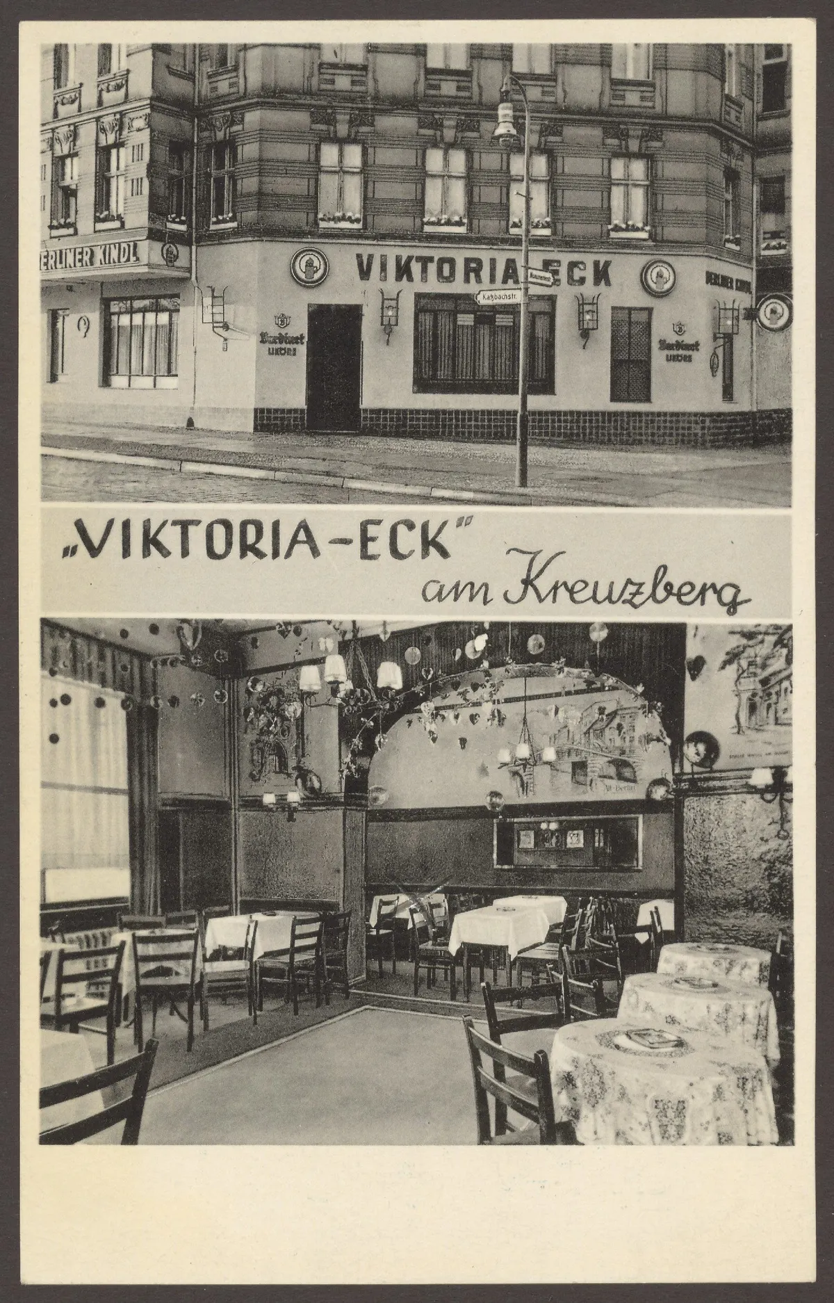 Ansichtskarte „Viktoria-Eck", Katzbachstraße 17 [3/3]