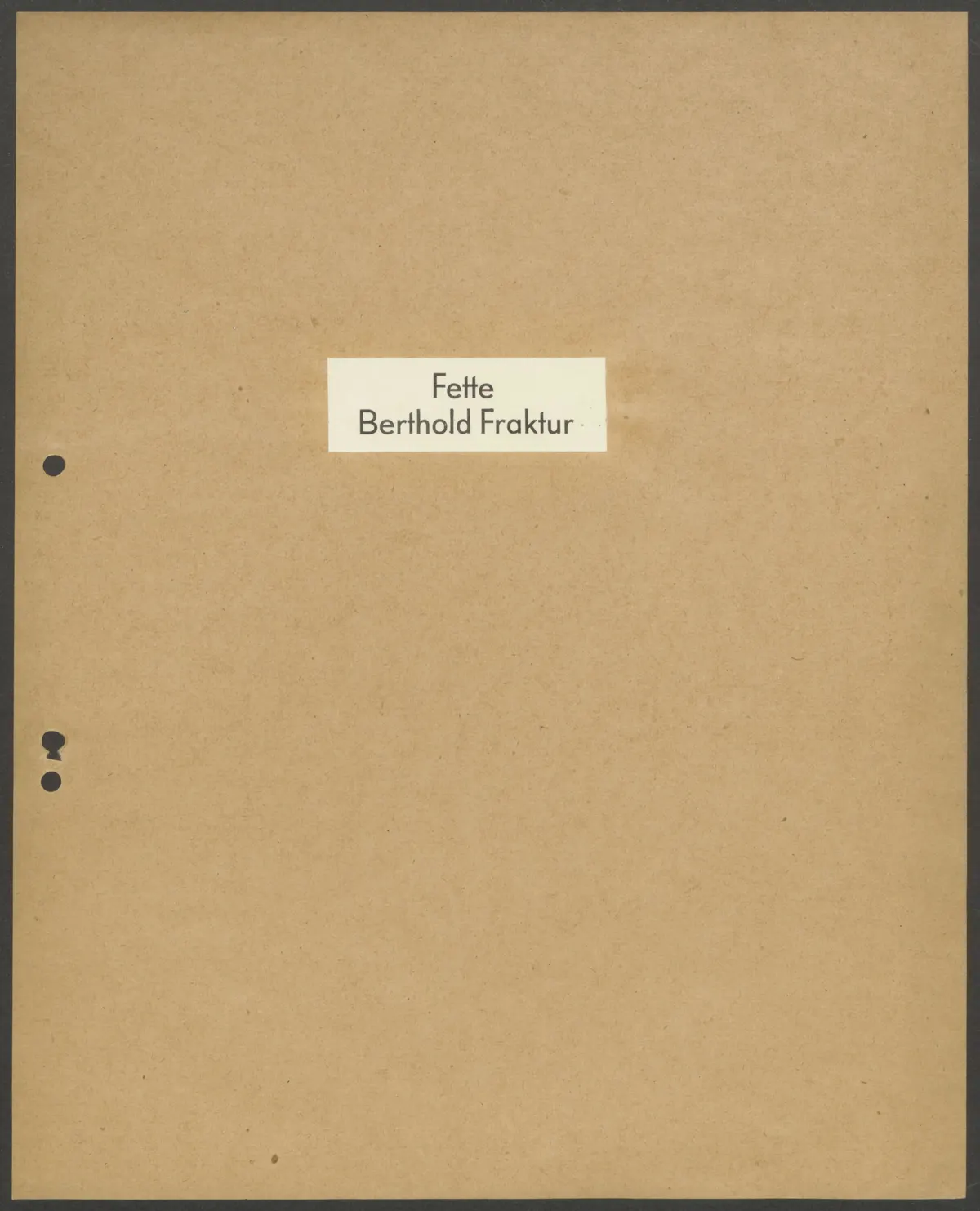 Schriftproben und Bestellungen des Schrifttyps "Berthold-Fraktur, fett"