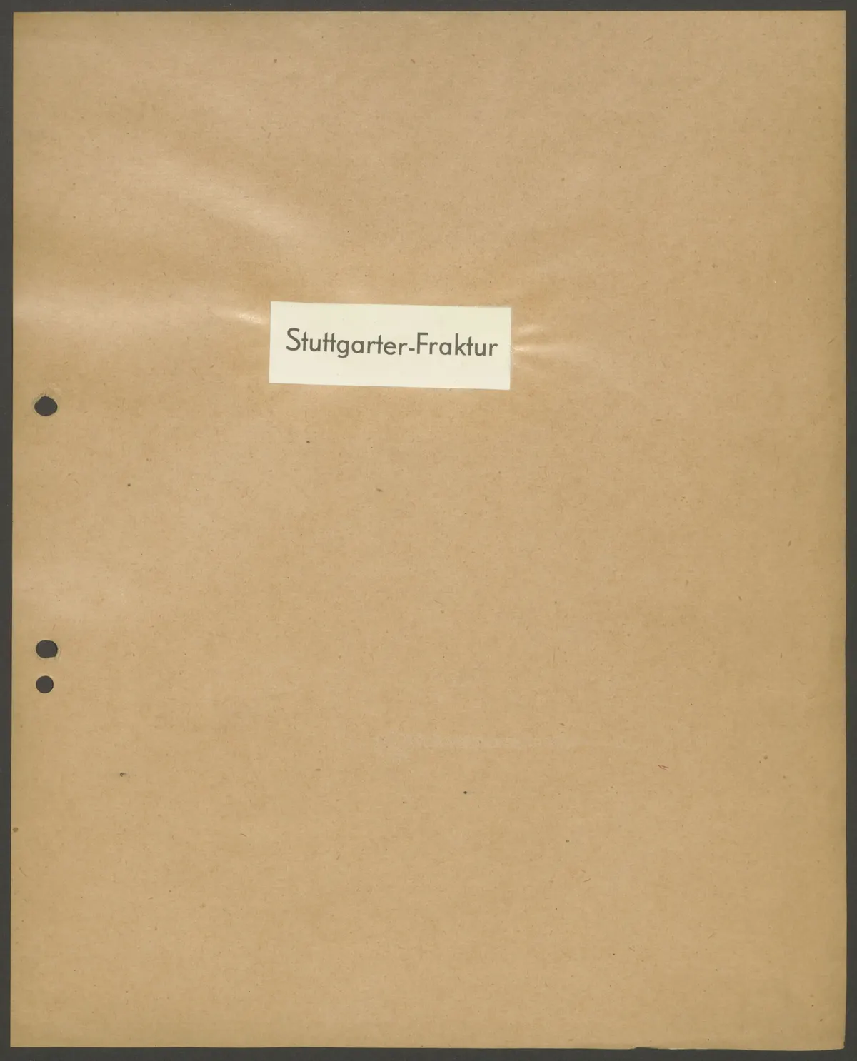 Schriftproben und Bestellungen des Schrifttyps "Stuttgarter Fraktur"