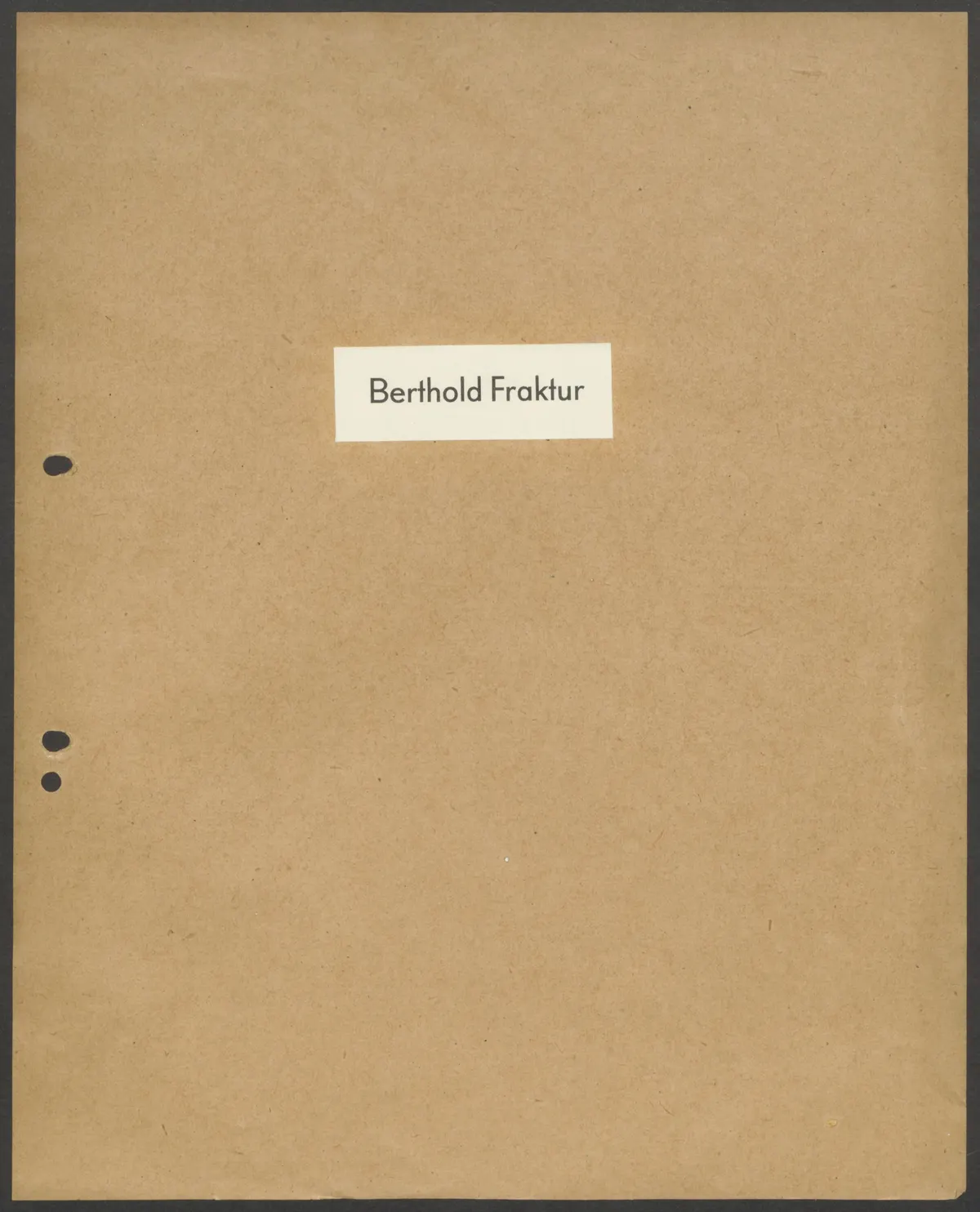 Schriftproben und Bestellungen des Schrifttyps "Berthold-Fraktur"
