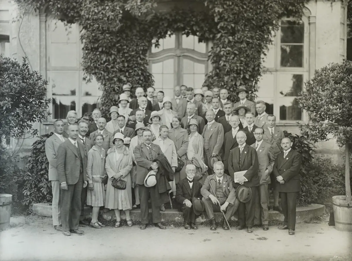 Gruppenfoto mit Ludwig Diels (1929)