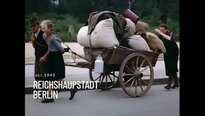 Berlin In July 1945 Probably The Best Restored Film Material You'll Watch From That Time! World War Footage ( 1080p, H 264)